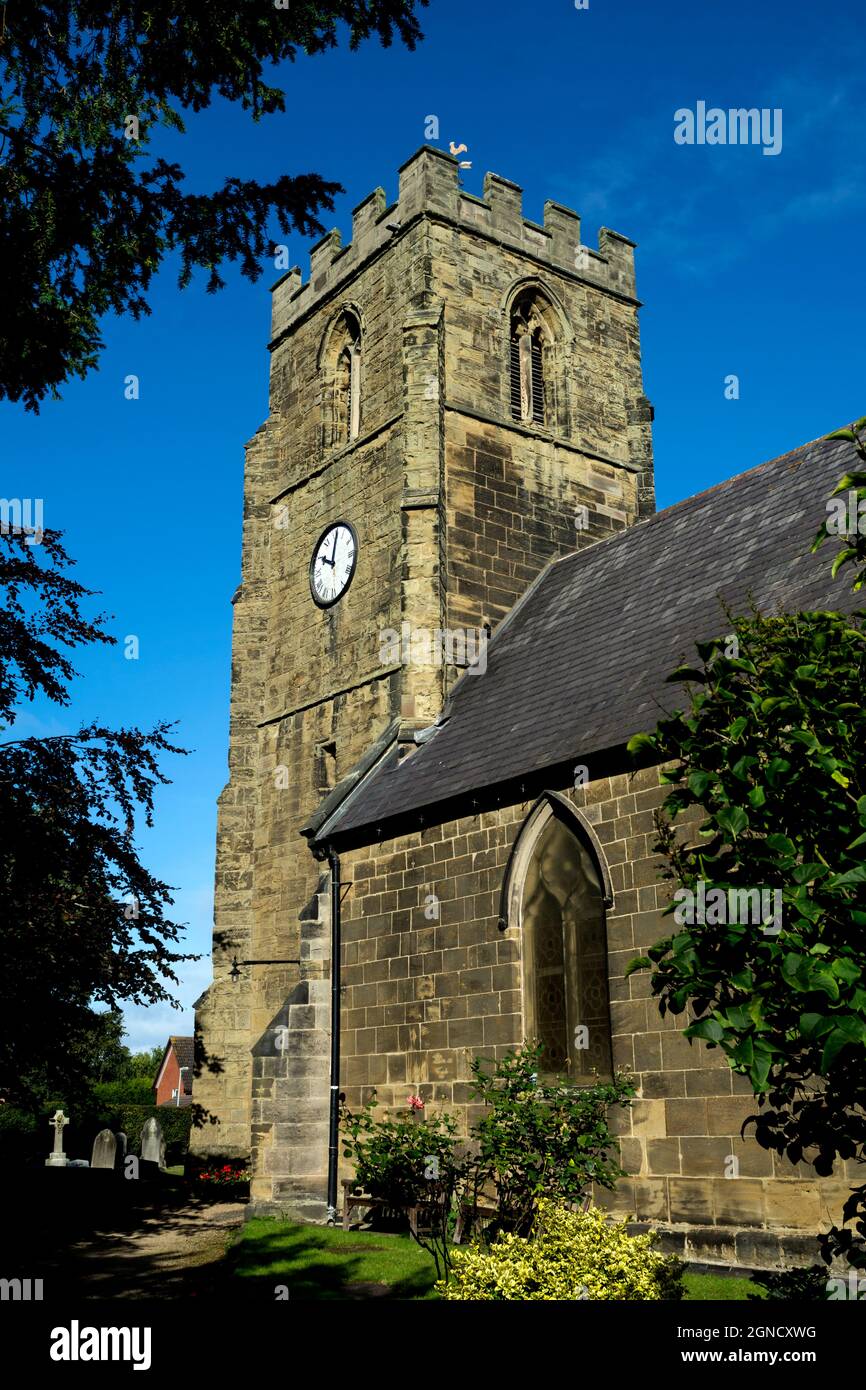 St. Peter`s Church, Drayton Bassett, Staffordshire, England, UK Stock